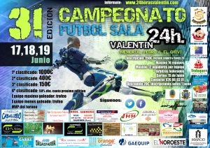 cartel futbol sala valentin 2016